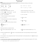Math 105 Practice Worksheet