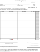 Form 110 - Monthly Mileage Report