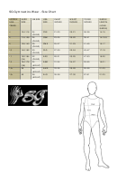 Sg Gymnastics Wear Size Chart