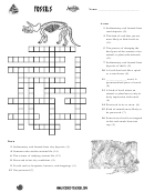 Fossil Crossword Template