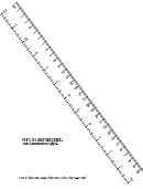 30 Centimeter Ruler Template