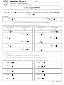 Logarithms Worksheet Printable pdf