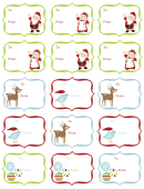 Christmas Labels Template