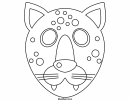 Cheetah Mask Template Mask To Color