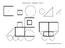 Geometric Shape Templates For Preschoolers