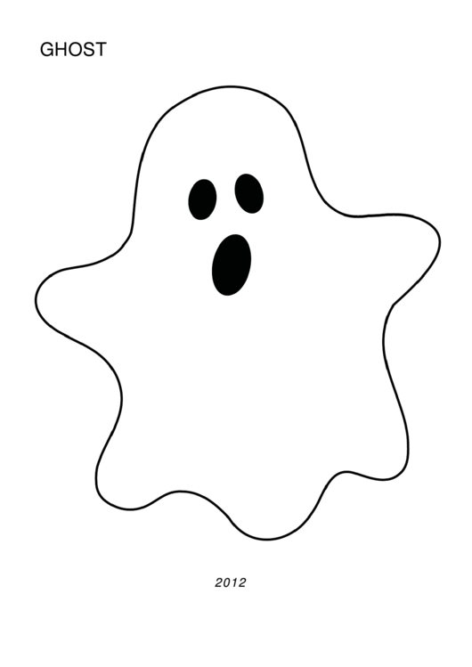 Printable Ghost Outline Printable Templates