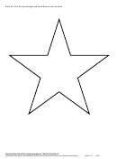 Star Cut-out Template