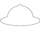 Safari Hat Template