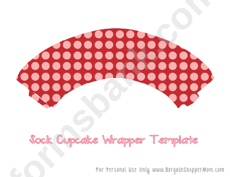 Cupcake Wrapper Template