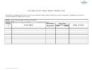 Action Plan Tracking Template
