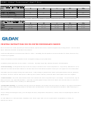 42000 Gildan Performance Adult T-shirt Size Chart
