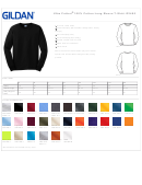G2400 Gildan Ultra Cotton 100 Percent Cotton Long Sleeve T-shirt Size Chart
