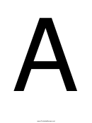 Alphabet Banner Template