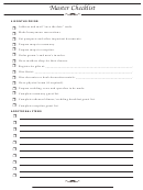 Fillable Maid Of Honor Checklist printable pdf download