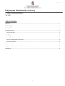 Employee Satisfaction Survey Printable pdf