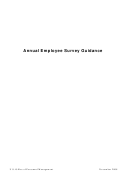 Annual Employee Survey Template Printable pdf