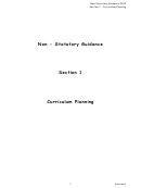 Non-Statutory Curriculum Planning Guide Printable pdf
