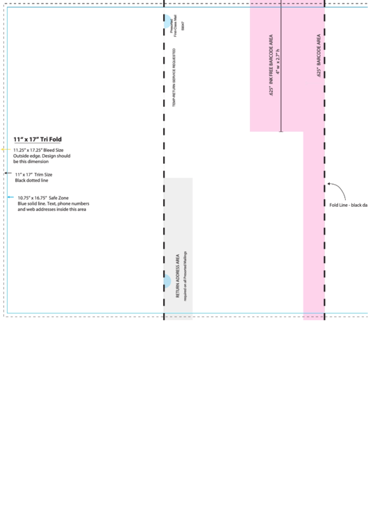 11 X 17 Tri Fold Brochure Template Printable pdf