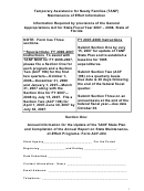 Temporary Assistance For Needy Families Form Printable pdf