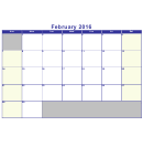 Calendar Template - February 2016