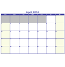 Calendar Template - April 2016