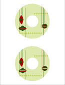 Holiday Gift Cd Label Template