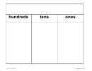 Place Value Template