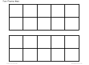 Blank Double Ten-frame Place Value Template