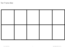 Blank Ten Frame Place Value Template