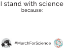 March For Science Sign