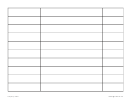 Frequency Table Template