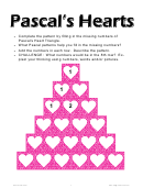 Pascal's Hearts Worksheet