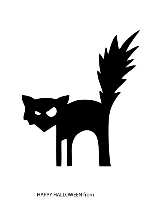 Scaredy Cat Template Printable pdf