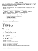 Polynomials And Solving Equations Maths Worksheet Printable pdf