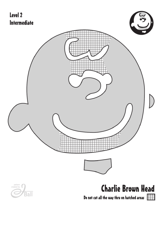 Charlie Brown Head Pumpkin Carving Template Printable Pdf Download