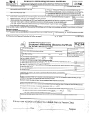 Form W-4 - Employee's Withholding Allowance Certificate - 2012, New York State Form It-2104 - Employee's Withholding Allowance Certificate