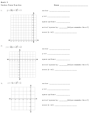 Math 3 Vertex Form Practice