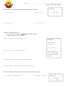 Slope Intercept Form Worksheet Printable pdf