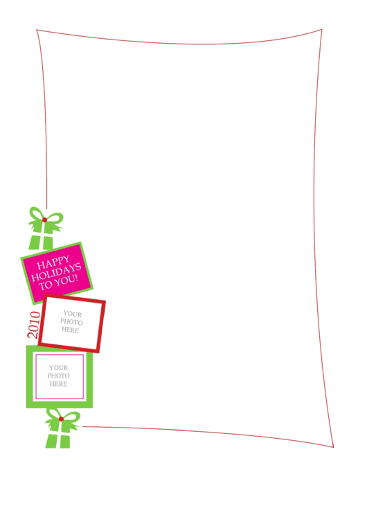Christmas Page Border Template Printable pdf