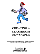 Creating A Classroom Newspaper Printable pdf