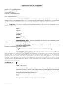 Oakland Temporary Rental Agreement Form