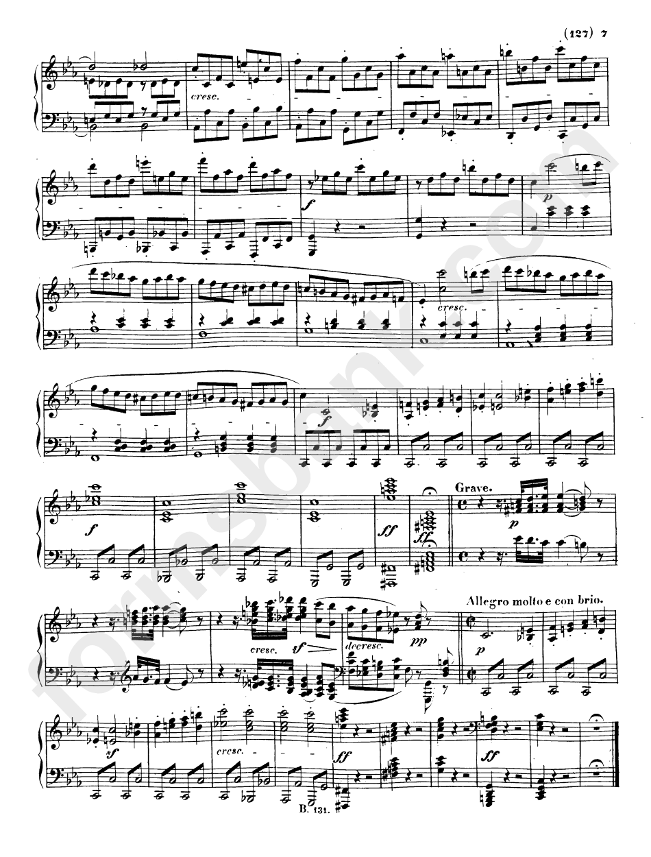 Sonate Pathetique Beethoven Sheet Music