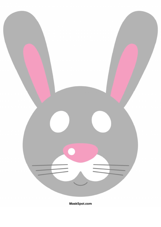 Rabbit Mask Template Printable pdf