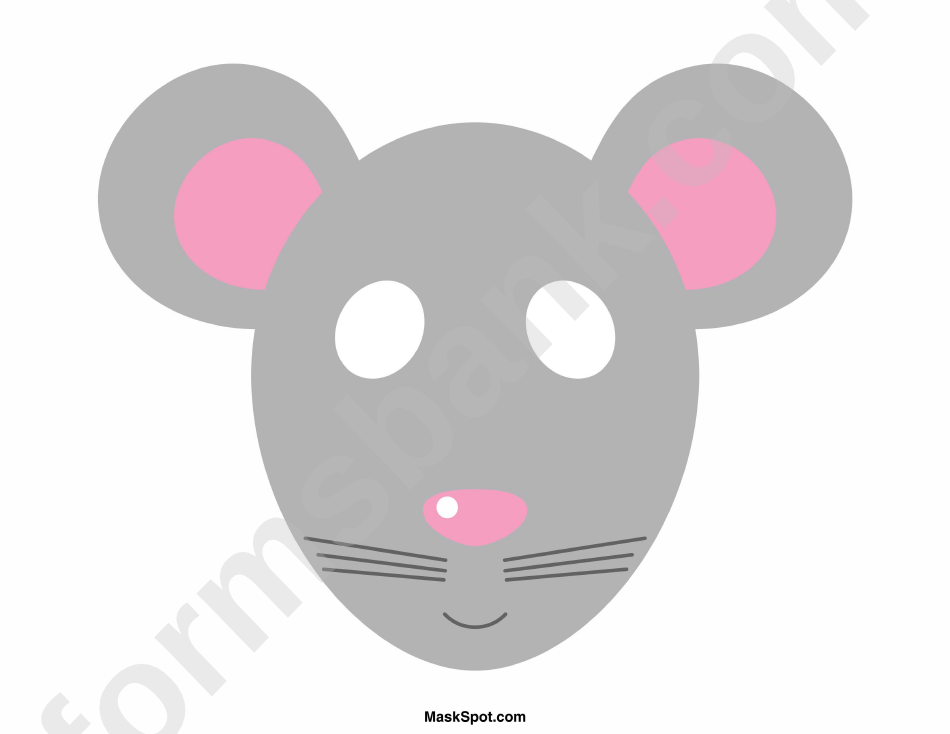 Mouse Mask Template Printable Pdf Download