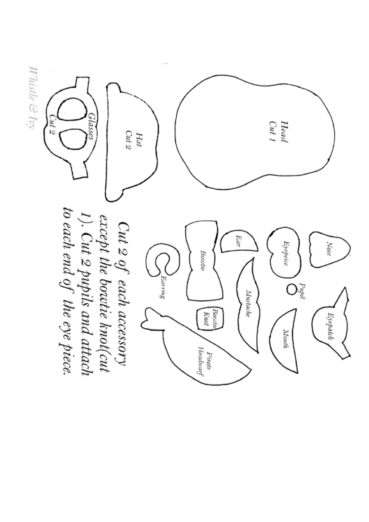 Mr. Potato Head Template Printable pdf