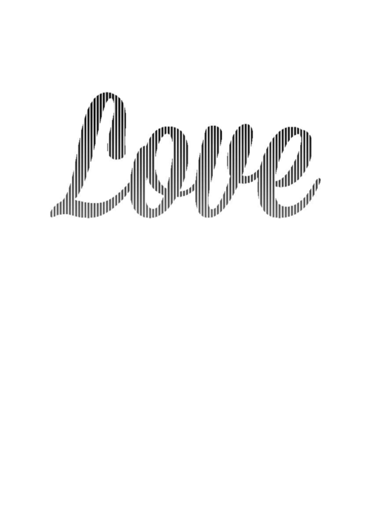 Love Wall Stencils Template Printable pdf