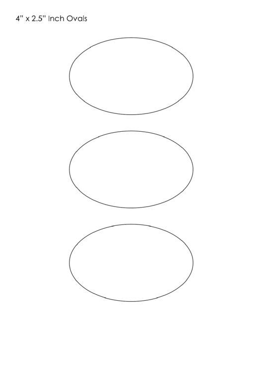 Top 7 Oval Templates free to download in PDF format