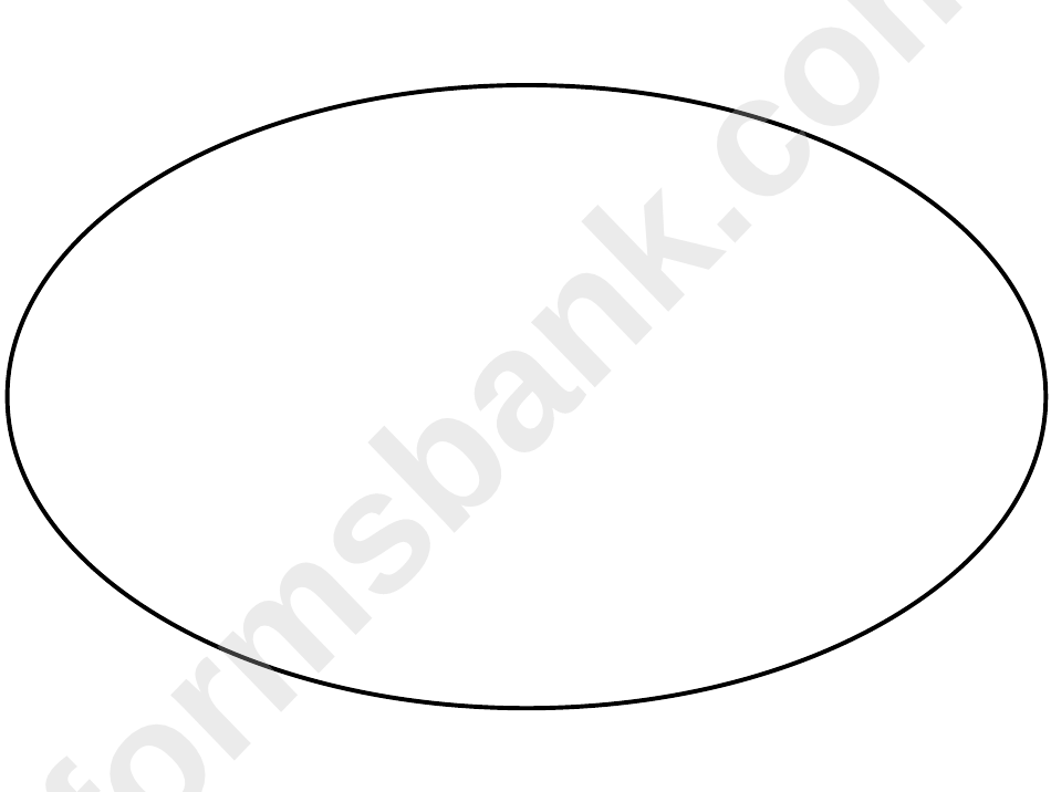 Oval Template printable pdf download