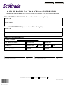 Authorization To Transfer A Contribution Form