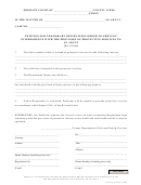 Ohio Probate Form - Petition For Temporary Restraining Order To Prevent Interference With The Provision Of Protective Services To An Adult